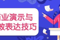 商业演示与高效表达技巧